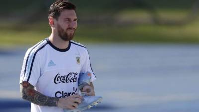 Messi busca ganar su primera Copa con Argentina. FOTO EFE.