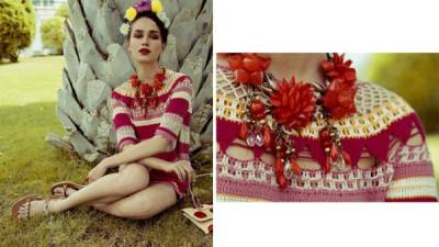 Crochet y detalles florales. En las mezclas más inesperadas encontramos la inspiración tropical.
