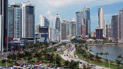 Distrito financiero de la Ciudad de Panamá.