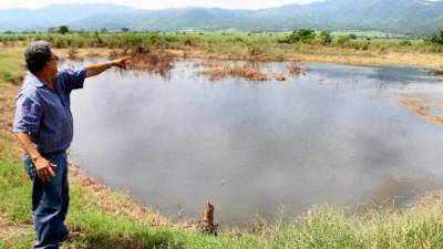 Las lagunas de oxidación de aguas negras de Villanueva colapsaron hace tres años. Todos los desechos se descargan en pequeñas quebradas que van a dar al río Ulúa.