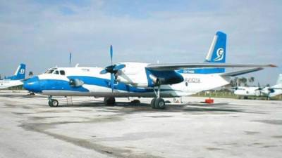 Aeronave de la línea estatal Aerogaviota de Cuba. Foto ilustrativa cortesía Aerogaviota.