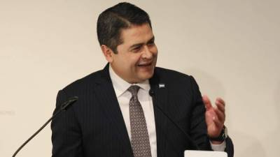 El Presidente de Honduras, Juan Orlando Hernández.