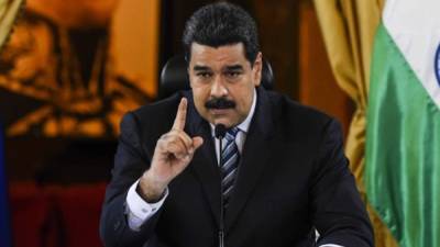 Nicolás Maduro arremetió contra la oposición venezolana.
