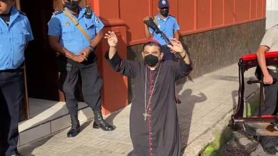 El obispo<b> </b>Rolando Álvarez se encuentra encarcelado en Nicaragua acusado de “traición a la patria”.