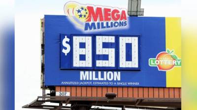 El próximo premio del Mega Millones por $850 millones se sorteará este martes en la noche mientras que los $730 millones del Powerball se sortean el miércoles.