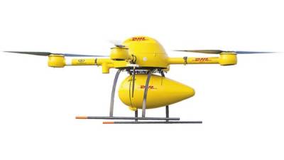 DHL y Amazon han probado drones tipo helícopteros que remontan verticalmente y sobrevuelan. Son más resistentes al viento, ágiles y confiables que los drones con alas.