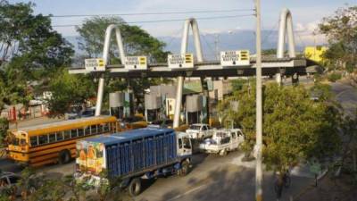 Los peajes de San Pedro Sula, Honduras.