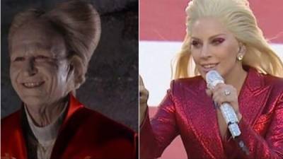 Los memes de como lució Lady Gaga entonando el himno nacional de Estados Unidos en el Super Bowl 50 no tardaron en llegar.