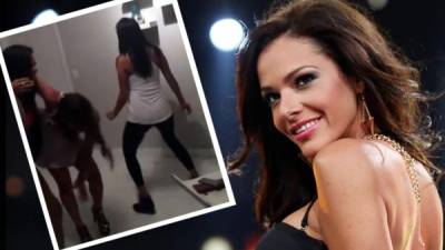 Nathalia Casco bailando punta con Lipstickfables.