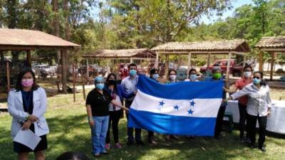 Juramentación de miembros de la Junta Directiva del Colegio Químico Farmacéutico de Honduras.