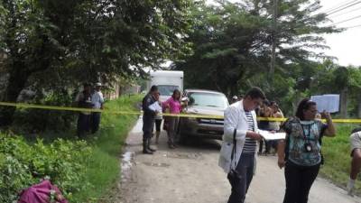 El cadáver de Alexis Jiménez fue encontrado a eso de las 7:00 am en un callejón de la colonia Santa Marta.