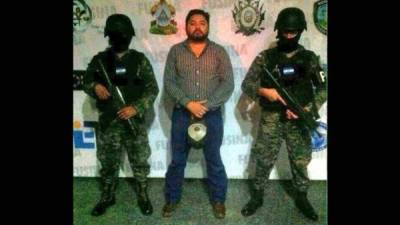 José Santiago Motiño López fue detenido la medianoche del jueves en La Lima, Cortés.