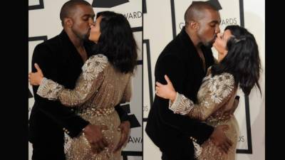 Kim Kardashian y Kanye West.