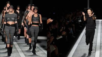 Nueva York acogió la noche del jueves el desfile de la colección cápsula que Alexander Wang ha creado para H&M. El diseñador apostó por una línea deportiva en la que el blanco, el negro y el gris fueron los grandes protagonistas.