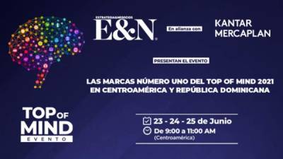 Desde el miércoles hasta el viernes, la Revista Estrategia & Negocios dará a conocer a las marcas líderes, que destacaron en el Estudio Top Of Mind 2021.