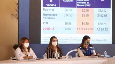 Autoridades de la Secretaría de Salud, representantes de organismos internacionales, como la Organización Panamericana de la Salud (OPS) y el Fondo de las Naciones Unidas para la Infancia (Unicef), así como del Consejo Consultivo Nacional de Inmunizaciones (CCNI), detallaron este martes durante una comparecencia de prensa las ventajas de traer la vacuna de Covax al país.