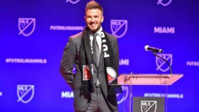 David Beckham espera que su equipo, el Inter Miami pueda destacar en la MLS.