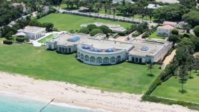 Una de las propiedades del presidente de Estados Unidos, Donald Trump, en Florida.