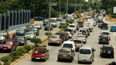 Este año el parque vehicular aumentará en alrededor del 10%, según proyecciones del IP.