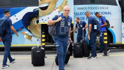 El entrenador Fabián Coito de la selección de Honduras señaló que esperar sacar la victoria en el Caribe. Foto Edwin Romero.