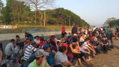 La nueva caravana arrancó ayer del sur de México.