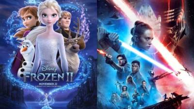 'Frozen 2' se estrena el 21 de noviembre y 'Star Wars: Episodio IX' llega a la pantalla grande el 19 de diciembre.