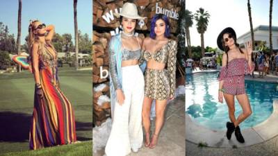 El festival de Coachella en Indio, California, reunió a un nutrido y brillante grupo de artistas, como ya es costumbre cada año. En la foto: Paris Hilton, Kendall y Kylie Jenner y Alessandra Ambrosio. Fotos: AFP e Instagram.