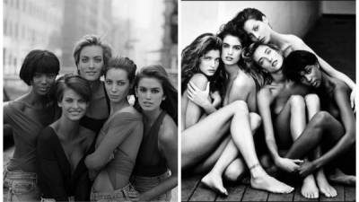 Las grandes modelos de los años 90.