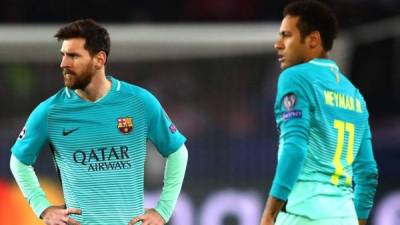 Messi y Neymar son dos piezas claves del cuadro blaugrana.