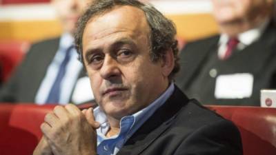 Michel Platini presentó su candidatura a presidente de la FIFA. / EFE.