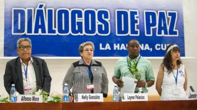 Las primeras cuatro de las sesenta víctimas de las Farc que se reunirán con representantes de la guerrilla en Cuba.