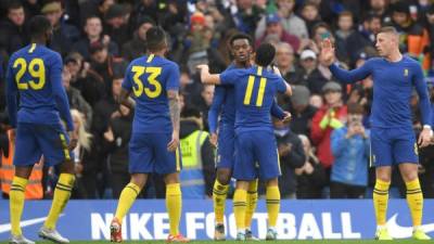 Chelsea usó una camisa retro en el juego de este día por la FA Cup.