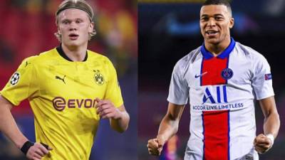 Haaland y Mbappé son las estrellas del momento en el fútbol europeo