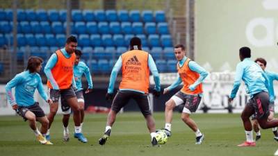 El Real Madrid realizó el último entrenamiento este viernes y quedó listo para el clásico.