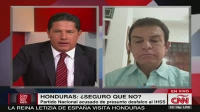 Salvador Nasralla compareció en el programa Conclusiones que dirige Fernando del Rincon.