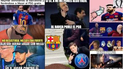 Los divertidos memes que ha dejado el sorteo de los octavos de final de la Champions League que deparó el enfrentamiento Barcelona-PSG. Los culés sufren las burlas.