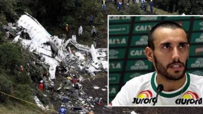 Alan Ruschel habló en conferencia de prensa por primera vez tras el accidente aéreo del Chapecoense.
