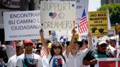 Los inmigrantes hispanos en EUA continúan luchando por una reforma migratoria.