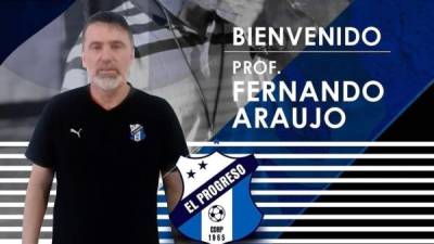 Fernando Araújo vuelve al país para dirigir al Honduras Progreso.