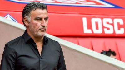 Christophe Galtier decidió no seguir como entrenador del Lille. Foto AFP.