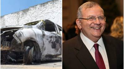 Kyriakos Amiridis, embajador de Grecia en Brasil. Su carro fue encontrado calcinado en un suburbio de Brasil.