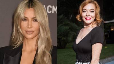 A Kim Kardashian no le gustó un comentario que Lindsay Lohan dejó en una de sus fotos de Instagram.