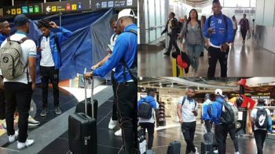 La Selección de Honduras arribó este martes a Barcelona, España, para disputar el partido amistoso de este jueves 11 de octubre frente a su similar de Emiratos Árabes Unidos. Mira las mejores imágenes de lo que fue su llegada. Foto Fenafuth.