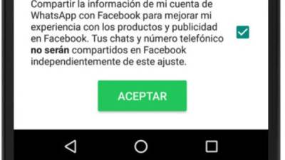 La nueva política de WhatsApp está relacionada a Facebook.