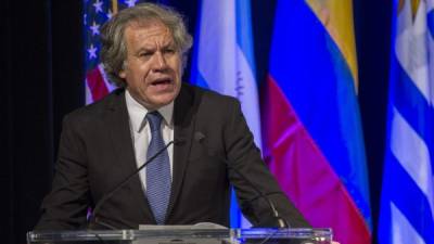 El secretario general de la Organización de Estados Americanos (OEA), Luis Almagro.