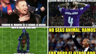 Los memes por la derrota del Real Madrid ante el Sevilla no se han hecho esperar en las redes sociales. Cristiano Ronaldo y Sergio Ramos han sido protagonistas.
