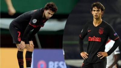 Joao Félix se despidió de la Champions League en Lisboa. Foto AFP