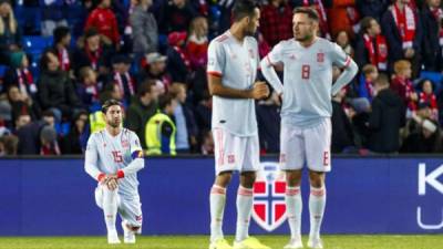 España empató de visita contra Noruega en la eliminatoria a la Eurocopa 2020.