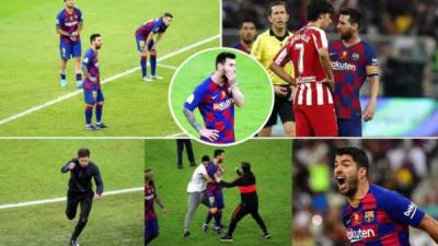 Las imágenes que dejó el partidazo de semifinal de la Supercopa de España que le ganó el Atlético de Madrid al Barcelona (2-3) en Arabia Saudita.