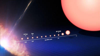 Fotografía cedida por el Observatorio Europeo Austral (ESO) este 28 de agosto de 2013 que muestra el ciclo de formación de un gemelo solar. EFE